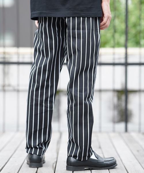 Cookman クックマン シェフパンツ イージーパンツ ワイドパンツ ストライプ（その他パンツ）｜COOKMAN（クックマン）