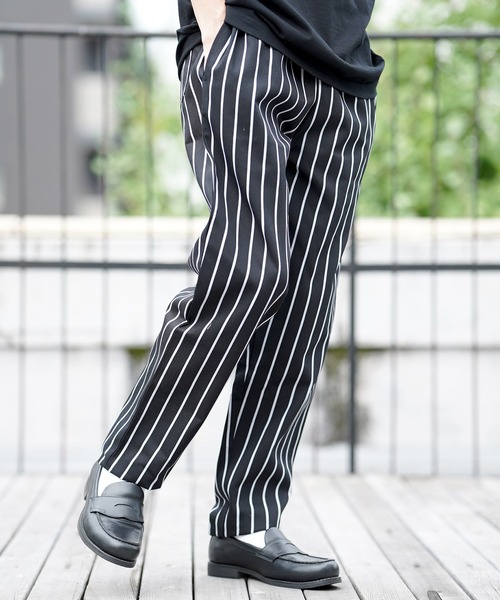 Cookman クックマン シェフパンツ イージーパンツ ワイドパンツ ストライプ（その他パンツ）｜COOKMAN（クックマン）