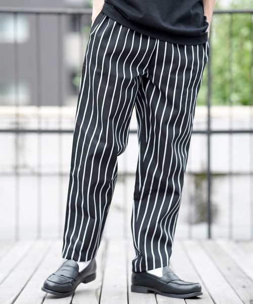 Cookman クックマン シェフパンツ イージーパンツ ワイドパンツ ストライプ（その他パンツ）｜COOKMAN（クックマン）