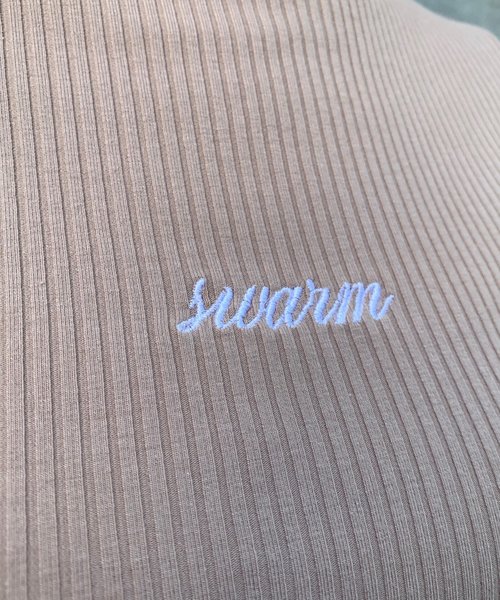 FUN.TRINITY（ファン トリニティー）の「メローロゴトップス（Tシャツ/カットソー・レディース・ブラック/ピンク/アイボリー/モカ・FREE）」の5枚目の写真