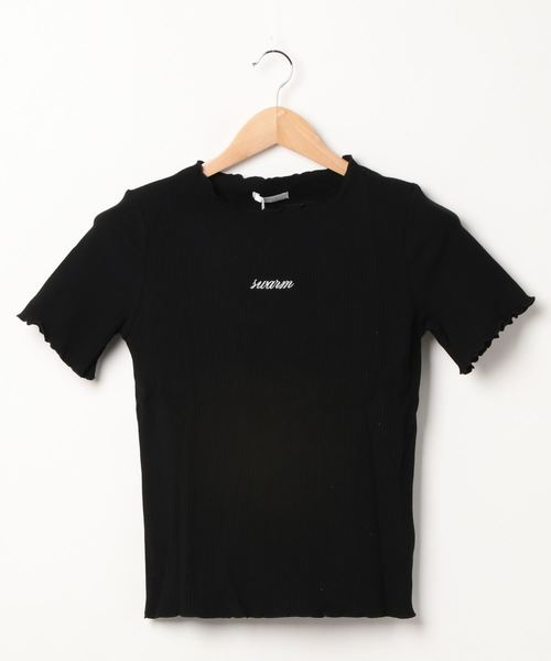 FUN.TRINITY（ファン トリニティー）の「メローロゴトップス（Tシャツ/カットソー・レディース・ブラック/ピンク/アイボリー/モカ・FREE）」の9枚目の写真