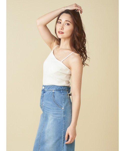 セール 2wayアシメカップ付キャミソール Tシャツ カットソー Royal Party ロイヤルパーティー のファッション通販 Zozotown