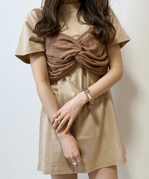 Heather | ビスチェSETカットチュニック　886806(Tシャツ/カットソー)