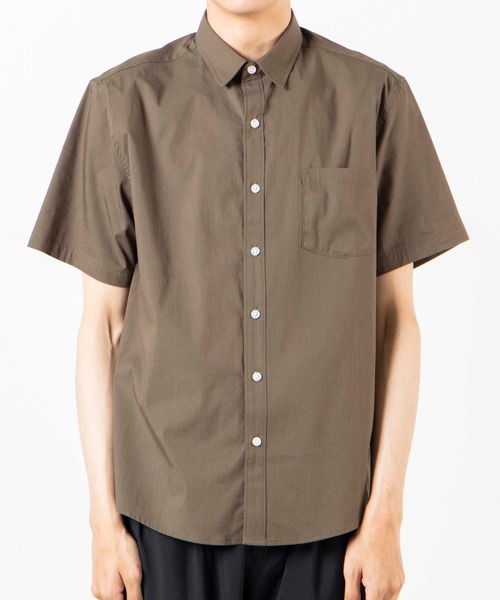 WEGO（ウィゴー）の「WEGO/半袖ストレッチブロードシャツ（シャツ/ブラウス・メンズ・ホワイト/ブラック/ベージュ/カーキ・SMALL/MEDIUM/LARGE/X-LARGE）」の17枚目の写真