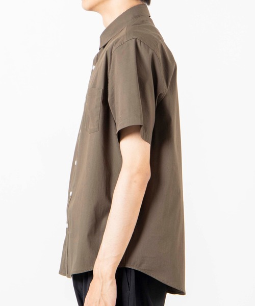 WEGO（ウィゴー）の「WEGO/半袖ストレッチブロードシャツ（シャツ/ブラウス・メンズ・ホワイト/ブラック/ベージュ/カーキ・SMALL/MEDIUM/LARGE/X-LARGE）」の16枚目の写真