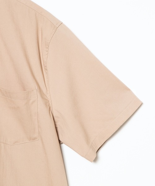 WEGO（ウィゴー）の「WEGO/半袖ストレッチブロードシャツ（シャツ/ブラウス・メンズ・ホワイト/ブラック/ベージュ/カーキ・SMALL/MEDIUM/LARGE/X-LARGE）」の9枚目の写真