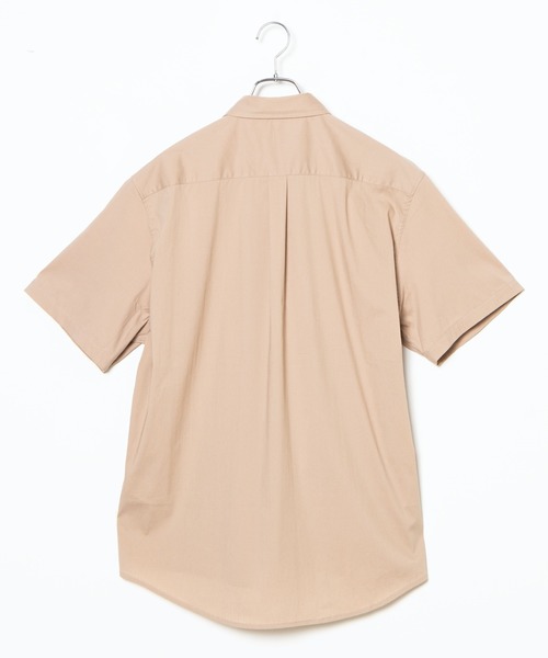 WEGO（ウィゴー）の「WEGO/半袖ストレッチブロードシャツ（シャツ/ブラウス・メンズ・ホワイト/ブラック/ベージュ/カーキ・SMALL/MEDIUM/LARGE/X-LARGE）」の6枚目の写真