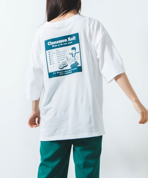 WEGO（ウィゴー）の「WEGO/アソートレトロプリントTシャツ（Tシャツ/カットソー・レディース・ホワイト系その他/ベージュ/ホワイト/サックスブルー・FREE）」の2枚目の写真