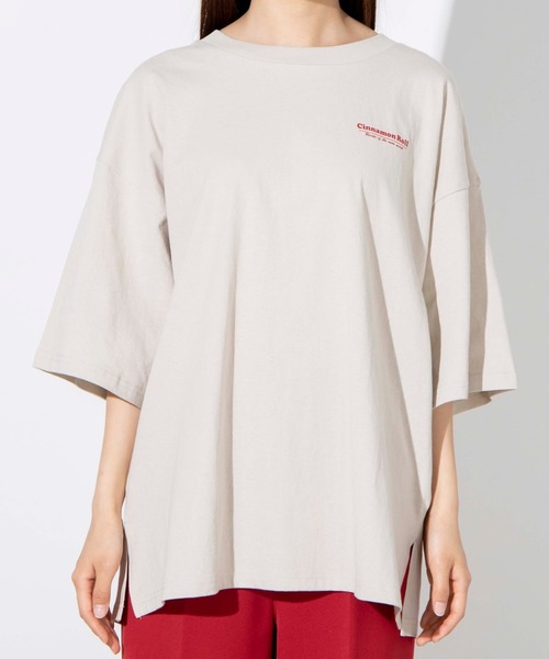 WEGO（ウィゴー）の「WEGO/アソートレトロプリントTシャツ（Tシャツ/カットソー・レディース・ホワイト系その他/ベージュ/ホワイト/サックスブルー・FREE）」の19枚目の写真