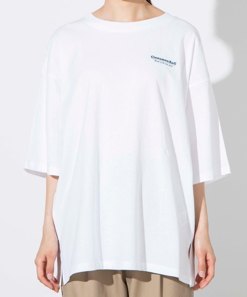 WEGO（ウィゴー）の「WEGO/アソートレトロプリントTシャツ（Tシャツ/カットソー・レディース・ホワイト系その他/ベージュ/ホワイト/サックスブルー・FREE）」の18枚目の写真