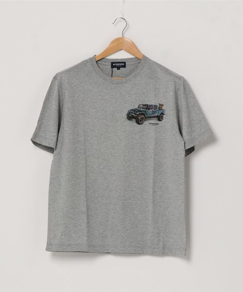 McGREGOR(マックレガー)の「天竺マックベア(ライオン)プリント(Tシャツ/カットソー・メンズ・アイボリー/グレー・LL/L/M)」の2枚目の写真