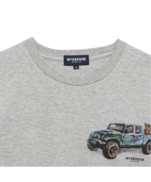 McGREGOR(マックレガー)の「天竺マックベア(ライオン)プリント(Tシャツ/カットソー・メンズ・アイボリー/グレー・LL/L/M)」の7枚目の写真