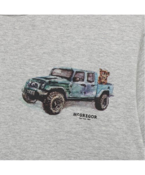 McGREGOR(マックレガー)の「天竺マックベア(ライオン)プリント(Tシャツ/カットソー・メンズ・アイボリー/グレー・LL/L/M)」の3枚目の写真