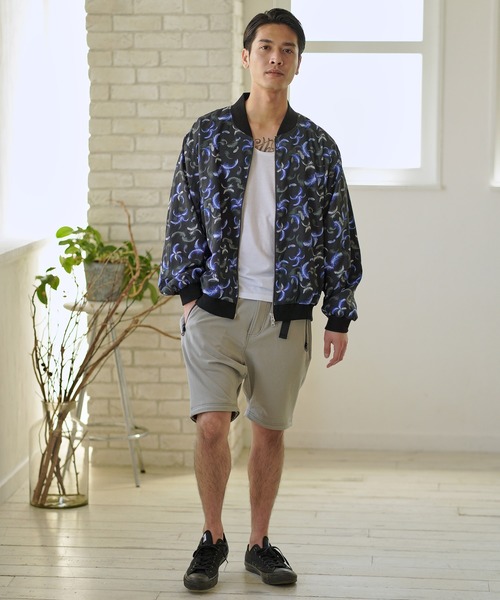 CAMBIO(カンビオ)の「mj7264-Blue Feather Loose Blouson(ブルゾン・メンズ・ブラック・S/M/L)」の6枚目の写真