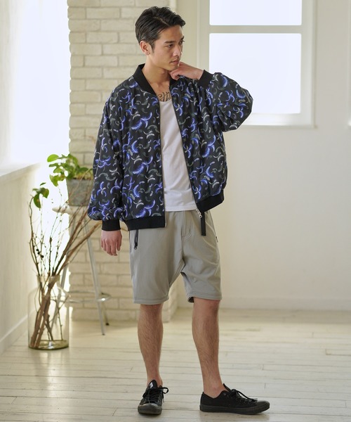 CAMBIO(カンビオ)の「mj7264-Blue Feather Loose Blouson(ブルゾン・メンズ・ブラック・S/M/L)」の12枚目の写真