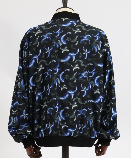 CAMBIO(カンビオ)の「mj7264-Blue Feather Loose Blouson(ブルゾン・メンズ・ブラック・S/M/L)」の8枚目の写真