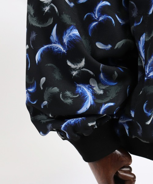CAMBIO(カンビオ)の「mj7264-Blue Feather Loose Blouson(ブルゾン・メンズ・ブラック・S/M/L)」の7枚目の写真