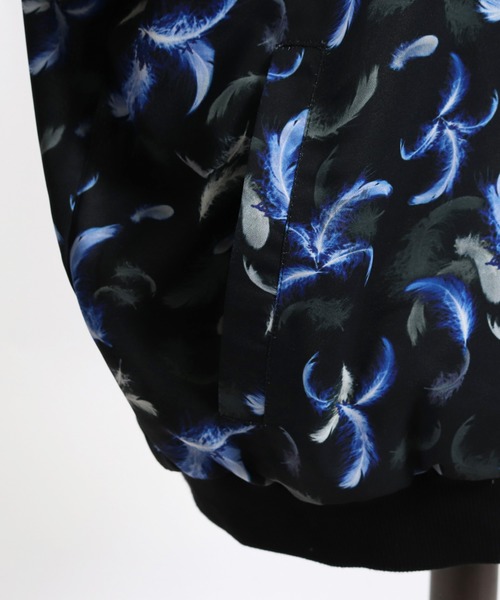 CAMBIO(カンビオ)の「mj7264-Blue Feather Loose Blouson(ブルゾン・メンズ・ブラック・S/M/L)」の13枚目の写真