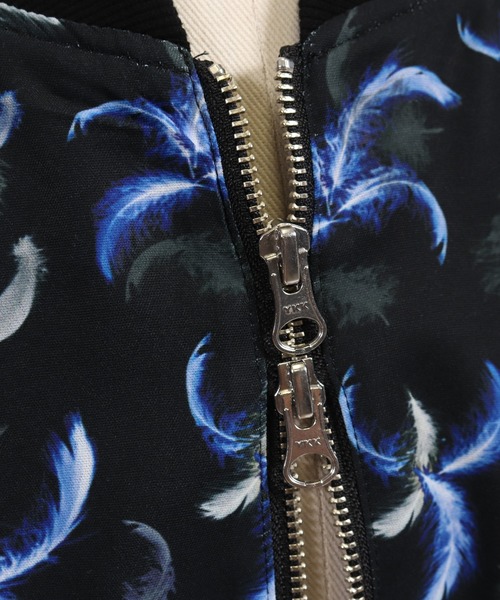 CAMBIO(カンビオ)の「mj7264-Blue Feather Loose Blouson(ブルゾン・メンズ・ブラック・S/M/L)」の5枚目の写真