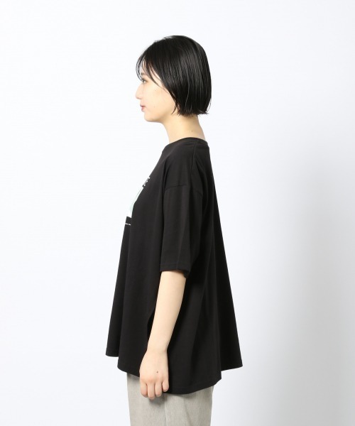 PAGEBOY(ページボーイ)の「トランスグラフィックTシャツ(Tシャツ/カットソー・レディース・ブラック/オフホワイト・FREE)」の7枚目の写真