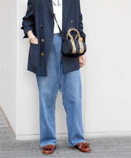 KURO（クロ）の「【KURO/クロ】Crossed Denim：デニムパンツ◆（デニムパンツ・レディース・ブルー・25/26）」の22枚目の写真