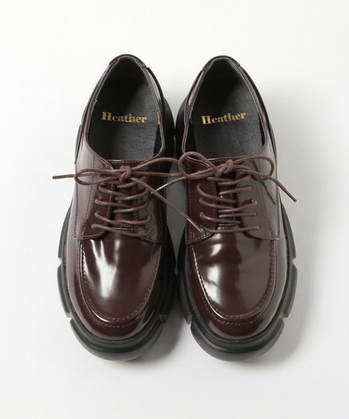 Heather（ヘザー）の「ボリュームレースＵＰシューズ　892042（ドレスシューズ・レディース・ブラック/ブラウン・M/L）」の8枚目の写真