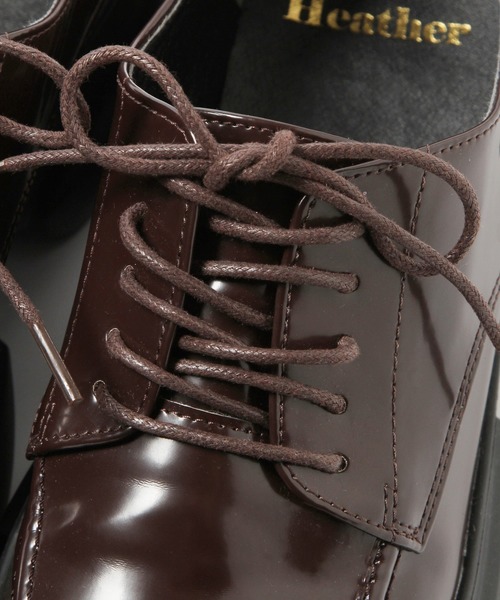 Heather（ヘザー）の「ボリュームレースＵＰシューズ　892042（ドレスシューズ・レディース・ブラック/ブラウン・M/L）」の11枚目の写真