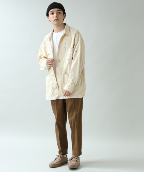 RAGEBLUE(レイジブルー)の「チノワイドテーパードパンツ/891061(チノパンツ・メンズ・ホワイト/ブラウン・MEDIUM/LARGE)」の4枚目の写真