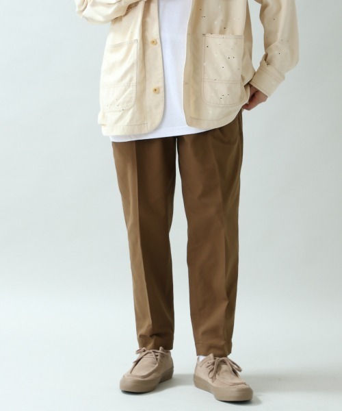 RAGEBLUE(レイジブルー)の「チノワイドテーパードパンツ/891061(チノパンツ・メンズ・ホワイト/ブラウン・MEDIUM/LARGE)」の7枚目の写真