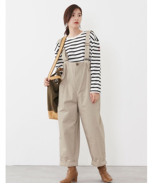 POU DOU DOU（プードゥドゥ）の「アーミークロスサス付きワークパンツ（その他パンツ・レディース・ベージュ/カーキ/ダークグレー・3）」の12枚目の写真