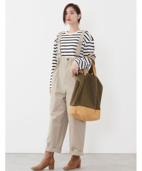 POU DOU DOU（プードゥドゥ）の「アーミークロスサス付きワークパンツ（その他パンツ・レディース・ベージュ/カーキ/ダークグレー・3）」の6枚目の写真