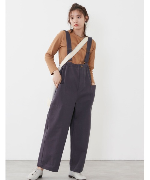 POU DOU DOU（プードゥドゥ）の「アーミークロスサス付きワークパンツ（その他パンツ・レディース・ベージュ/カーキ/ダークグレー・3）」の21枚目の写真