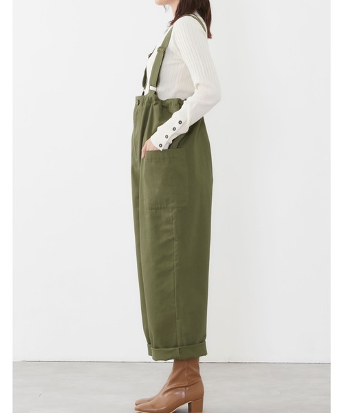 POU DOU DOU（プードゥドゥ）の「アーミークロスサス付きワークパンツ（その他パンツ・レディース・ベージュ/カーキ/ダークグレー・3）」の7枚目の写真