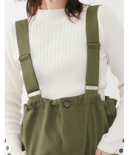 POU DOU DOU（プードゥドゥ）の「アーミークロスサス付きワークパンツ（その他パンツ・レディース・ベージュ/カーキ/ダークグレー・3）」の16枚目の写真