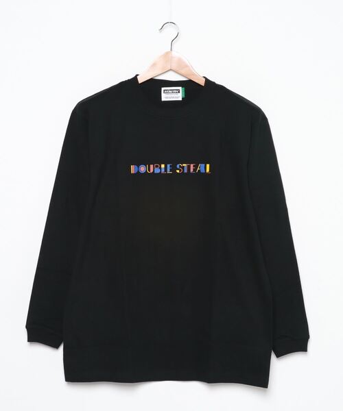 DOUBLE STEAL（ダブルスティール）の「Colorful Logo ヘビーウェイト長袖Tシャツ（Tシャツ/カットソー・メンズ・ホワイト/ブラック・MEDIUM/LARGE/X-LARGE/XX-LARGE）」の6枚目の写真