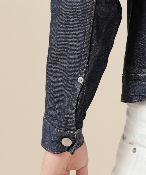 BEAUTY&YOUTH UNITED ARROWS（ビューティーアンドユースユナイテッドアローズ）の「BY セルビッチ デニム G-ジャケット◆（デニムジャケット・メンズ・ネイビー・SMALL/MEDIUM/LARGE）」の9枚目の写真