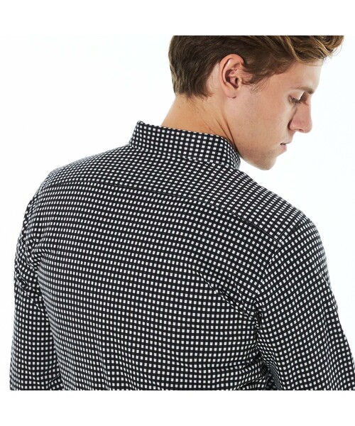 LACOSTE（ラコステ）の「ギンガムチェックボタンダウンシャツ（ポロシャツ・メンズ・ブラック/ネイビー/ブラウン・3/5/2/4）」の18枚目の写真