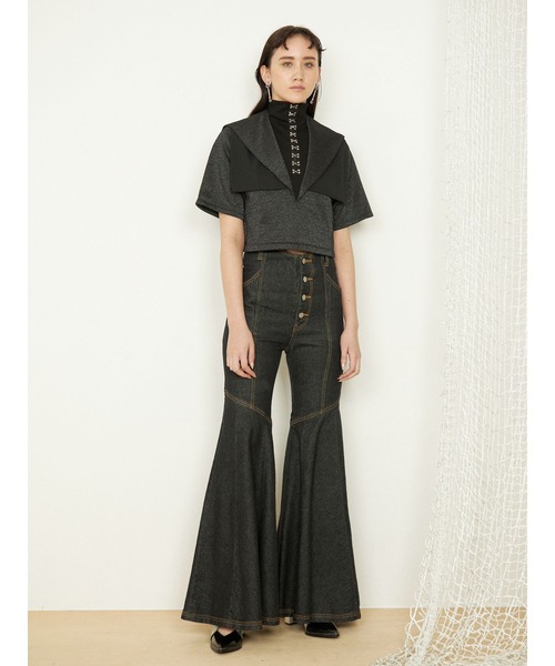 新品タグ付♡PAMEO POSEパメオポーズ♡Heavenly Belt/ブルー PAMEO POSE（パメオポーズ）の「JOBI（ハンドバッグ）」 - WEAR