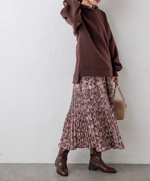 natural couture（ナチュラルクチュール）の「アシメティアードプリーツスカート（スカート・レディース・ブラック系その他/ベージュ系その他/ブルー系その他・FREE）」の9枚目の写真