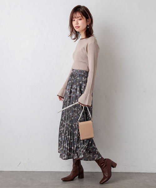 natural couture（ナチュラルクチュール）の「アシメティアードプリーツスカート（スカート・レディース・ブラック系その他/ベージュ系その他/ブルー系その他・FREE）」の14枚目の写真