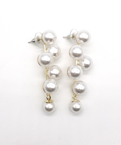 Futier land（フューティアランド）の「ランダムパールピアス（ピアス（両耳用）・レディース・A・FREE）」の5枚目の写真