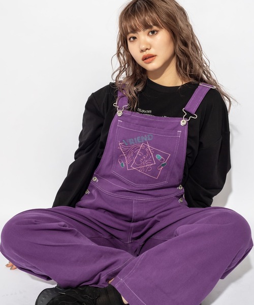 RASVOA（ラスボア）の「ヴリーント刺繍オーバーオール