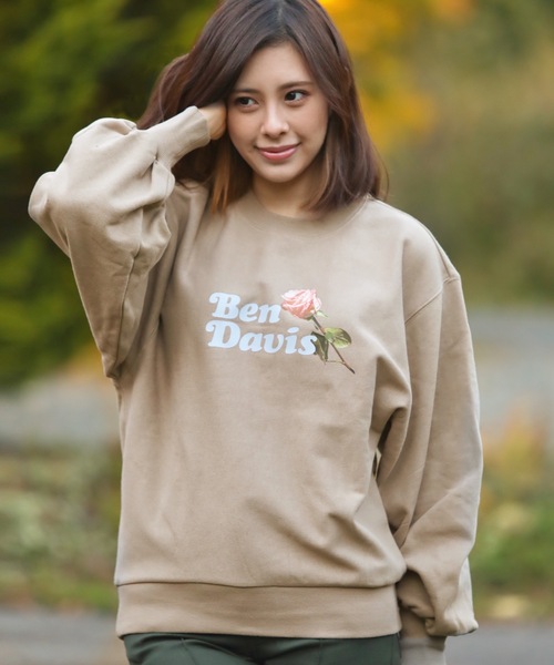 Ben Davis Greene Davis ベンデイビス のスウェット Ben Ladies Davis ベンデイビス のファッション トップス