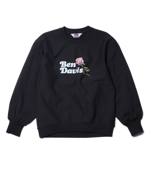 BEN DAVIS（ベンデイビス）の「BEN DAVIS LADIES SWEAT（スウェット・レディース・ベージュ/ブルー/ヘザーグレー/ブラック・MEDIUM）」の2枚目の写真