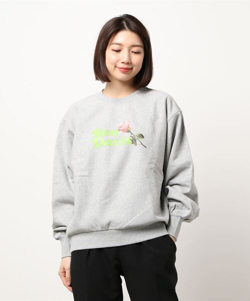 BEN DAVIS（ベンデイビス）の「BEN DAVIS LADIES SWEAT（スウェット・レディース・ベージュ/ブルー/ヘザーグレー/ブラック・MEDIUM）」の8枚目の写真