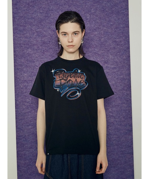 PAMEO POSE（パメオポーズ）の「Psychic Pose T-shirts（Tシャツ/カットソー・レディース・ホワイト/ブラック/グリーン・SMALL）」の4枚目の写真