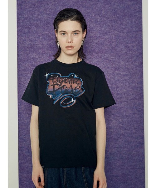 PAMEO POSE（パメオポーズ）の「Psychic Pose T-shirts（Tシャツ/カットソー・レディース・ホワイト/ブラック/グリーン・SMALL）」の6枚目の写真