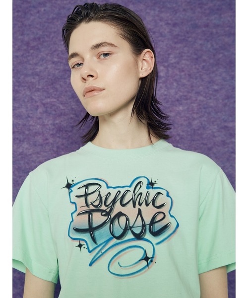 PAMEO POSE（パメオポーズ）の「Psychic Pose T-shirts（Tシャツ/カットソー・レディース・ホワイト/ブラック/グリーン・SMALL）」の14枚目の写真