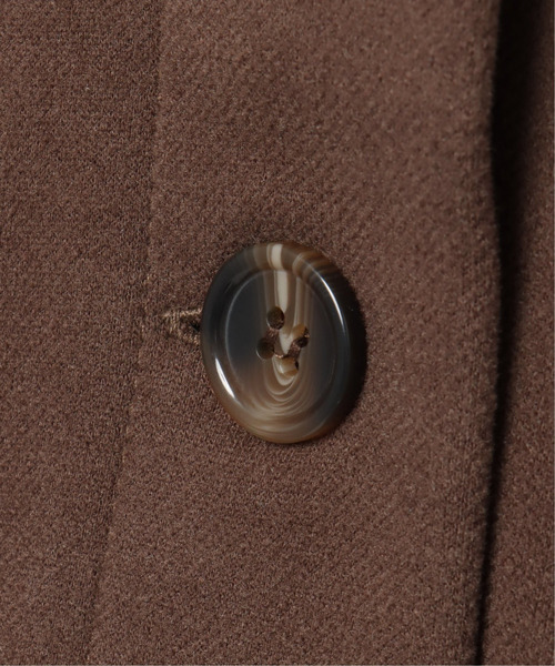 VENCEEXCHANGE（ヴァンスエクスチェンジ）の「ウールライクCPOジャケット（ミリタリージャケット・レディース・ブラウン/オフホワイト/ブルー・M）」の7枚目の写真