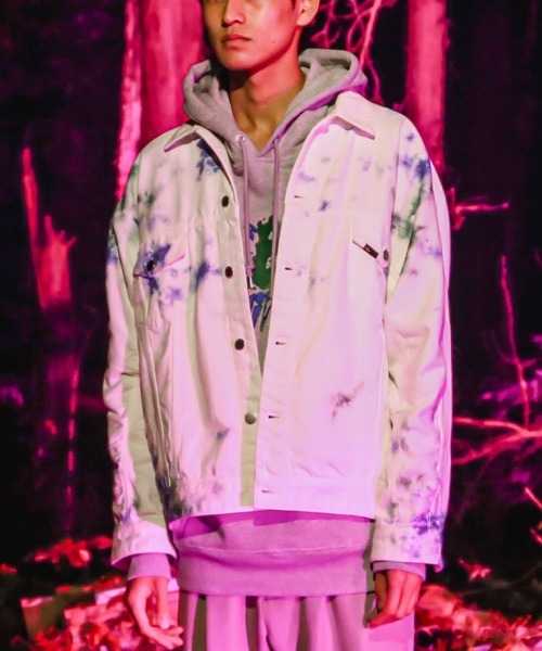 EFFECTEN（エフェクテン）の「inspired tie dye denim jacket（デニム 